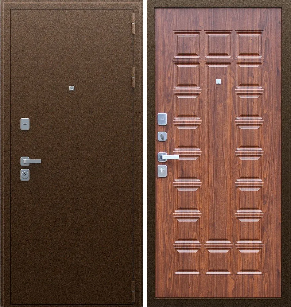 Фото Дверь Спартак Орех темный DIS001223